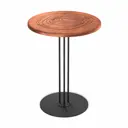 Журнальный столик круглый Sheffilton 35x35x45 см медный