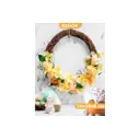 Пасхальное украшение венок "Весеннее цветение" 34x28x8 см