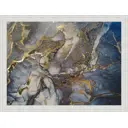 Картина в раме "Абстранкция золотое теснение" 70x50 см