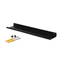 Настенная полка Manzzaro 50x12 см сталь цвет черный