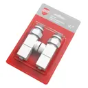 Набор вентилей для радиатора Royal Thermo Cube 1/2" осевой цвет белый