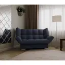 Раскладной диван Yorcom Клик-кляк 48 205x100x100 см велюр цвет серо-фиолетовый