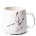 Кружка 400 мл Fissman Provence rabbit 13955 фарфор цвет слоновая кость