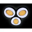 Люстра потолочная светодиодная Ambrella light FS1583_3 WH 156W D585x555 нейтральный белый свет