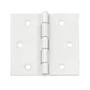 Петля прямая Vormann 60x60x1.4 мм оцинкованная цвет белый латунный штифт 2 шт.