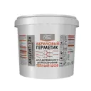 Герметик акриловый Тёплый шов Акцент-136 для дерева цвет орех 7 кг