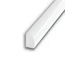 Бордюр кухонный для столешницы Пару палок 180x1.20x3.5 см акрил цвет белый