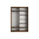 Шкаф-купе МК Е1 1PDD_140_KT Прайм 140x230x57 см ЛДСП 2 двери 7 полок цвет крафт табачный