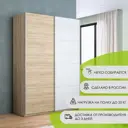 Шкаф-купе Мебельная компания Е1 Прайм 1PDS_120_S 230x120x57 см ЛДСП цвет сонома