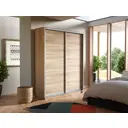 Шкаф-купе Мебельная компания Е1 Экспресс 45EED_120240_S 240x120x45 см ЛДСП цвет сонома