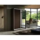 Шкаф-купе Мебельная компания Е1 Медиум 220x140x45 см ЛДСП цвет венге