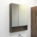 Шкаф подвесной Comforty Никосия 00-00008850cf 60x80см цвет дуб темный