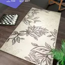 Ковер Фризе Atlas F102 Beige-Violet 80x150 см хлопок цвет Бежевый