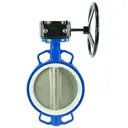 Затвор дисковый поворотный Dn.ru D050-13173 Ду125 Ру16 5" 120° чугун