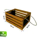 Ящик для хранения Velar 885_1 25x12.50x18 см дерево цвет лиственница