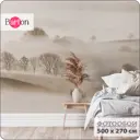 Фотообои флизелиновые Barton Wall 500x270 см Природа Туманный лес Горы N150-B