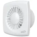 Вентилятор осевой вытяжной Era Wind D120 мм 30 дБ 160 м³/ч обратный клапан цвет белый