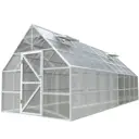 Теплица английская Upforming Челси 3x8x3м Classic белый RAL 9003