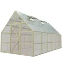 Теплица английская Upforming Челси 3x6x3м Classic слон.кость RAL 1015