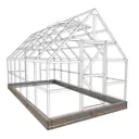 Фундамент оцинкованный Upforming для теплицы Челси 3x8 м грунтованный