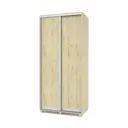 Шкаф-купе МФ Модерн 220x100x45 см 7 полок ЛДСП цвет дуб ирландский