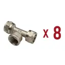 Тройник комбинированный Aqualink 16x3/4"x16 мм ВР латунь k18615