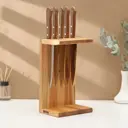 Держатель ножей Adelica 9682314 18x13x30 см дерево цвет коричневый