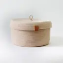 Корзина Olala home 22x12x22 см хлопок цвет бежевый