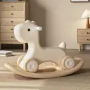 Лошадка-качалка-беговел Unix Kids Camel 31x46 см бежевый