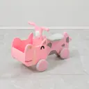 Машинка-каталка с корзиной Unix Kids Hippo Pink 68x42 см розовый
