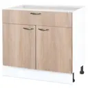 Напольный шкаф Полюс Н1Я 800 80x85x60 см ЛДСП цвет дуб сонома