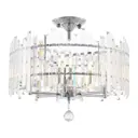 Люстра потолочная Arte perfetto luce 3337.0153.6.100.470.cr 6 ламп 12 м² цвет хром