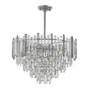 Люстра на штанге Arte perfetto luce 3337.0155.9.300.570.cr 9 ламп 18 м² цвет хром