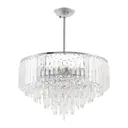 Люстра на штанге Arte perfetto luce 3337.0166.10.300.570.cr 10 ламп 20 м² цвет хром
