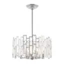 Люстра на штанге Arte perfetto luce 3337.0134.5.350.390.cr 5 ламп 10 м² цвет хром