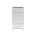 Комод 4 ящика Leset Хайди 4 46x98.70x30 см сталь цвет белый