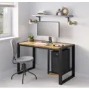 Компьютерный стол Weldwood India п 122x75x64 см металл цвет коричневый