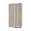 Шкаф-купе МФ Модерн Роланд 220x120x45 см 7 полок ЛДСП цвет дуб серый
