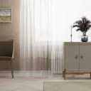 Тюль на ленте Игнесса 300x260 см цвет серый