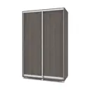 Шкаф-купе МФ Модерн Роланд 220x140x45 см 7 полок ЛДСП цвет анкор темный