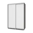 Шкаф-купе МФ Модерн Роланд 220x150x45 см 7 полок ЛДСП цвет анкор темный/анкор светлый