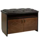Банкетка Мебелик Патриция 2 80x53x39 см цвет орех