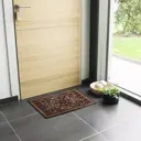 Коврик Inspire Retro 45x75 см полиэстер на ПВХ цвет коричневый