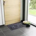 Коврик Inspire Retro 45x75 см полиэстер на ПВХ цвет серый