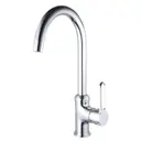 Смеситель для кухни однорычажный Maxonor PL40108 поворотный излив 25.4 см цвет хром