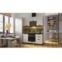 Кухонный гарнитур BTS Сканди 160x154x60 см ЛДСП цвет серый