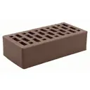 Кирпич облицовочный Ярославль М 150 коричневый гладкий 250x120x65 мм 1 НФ