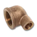 Переход угловой Sanha 3/4"x22 мм ВР-ВП бронза
