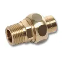 Сгон самоуплотняющийся Sanha 3/4"x22 мм НР-ВП бронза