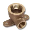 Водорозетка настенная с двумя точками Sanha 3/4"x22 мм бронза